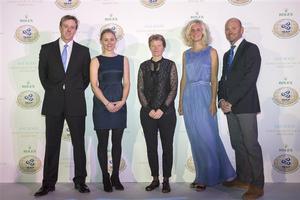 Nominees pictured at the ISAF sailor of the Year awards in Sanya China photo copyright Rolex taken at  and featuring the  class