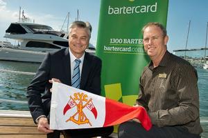 Bartercard Chief Executive Officer, Clive van Deventer and Southport Yacht Club General Manager, Brett James. - Sail Paradise and Coffs to Paradise Race photo copyright Southport Yacht Club/Sail Paradise taken at  and featuring the  class