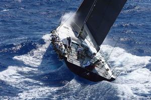 Hap Fauth's JV72, Bella Mente won the RORC Caribbean 600 Trophy and in the 2016 race will have three other Maxi 72s: Peter Ogden's Jethou, Jan-Henrik Kisteit's Momo and George Sakellaris' Proteus (ex-Rán V) to compete with photo copyright RORC / Tim Wright / Photoaction.com taken at  and featuring the  class