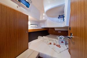 The starboard aft cabin on board the Bavaria Cruiser 37. photo copyright Bavaria Yachts Australia http://www.bavariasail.com.au taken at  and featuring the  class