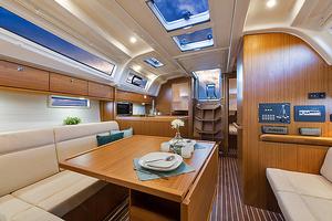 Looking out the companionway on board the Bavaria Cruiser 37. photo copyright Bavaria Yachts Australia http://www.bavariasail.com.au taken at  and featuring the  class