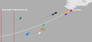 Current positions - 2015-16 Clipper Round the World Yacht Race photo copyright Clipper Ventures taken at  and featuring the  class