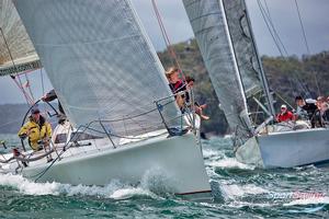 Top mark action - 2015 Sydney 38 NSW Championships photo copyright Sport Sailing Photography taken at  and featuring the  class