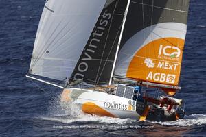 Bittersweet waves - 2015 Mini Transat Îles de Guadeloupe photo copyright  Jacques Vapillon / Mini Transat http://www.minitransat.fr taken at  and featuring the  class