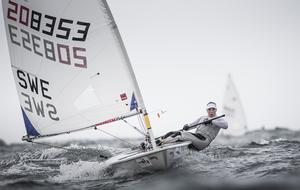2015 Laser Women's Radial World Championship - Day 4 of racing - Josefin Olsson (SWE) photo copyright Mark Lloyd http://www.lloyd-images.com taken at  and featuring the  class