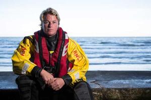 Rudi Barman, Senior Helm - A night of courage and loss photo copyright  Nathan Williams / RNLI http://rnli.org/ taken at  and featuring the  class