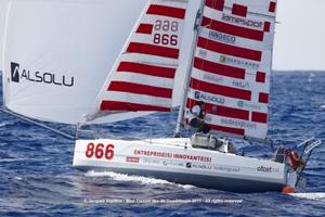 Ian Lipinski (Entreprises Innovantes) - 2015 Mini Transat Îles de Guadeloupe photo copyright  Jacques Vapillon / Mini Transat http://www.minitransat.fr taken at  and featuring the  class