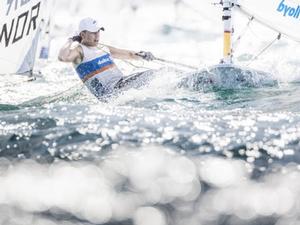 2015 Laser Women's Radial World Championship - Day 5 of racing - Marit Bouwmeester (NED) photo copyright Mark Lloyd http://www.lloyd-images.com taken at  and featuring the  class