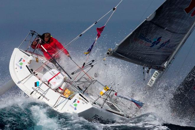 The Solitaire du Figaro is the ultimate annual solo sailing race, pushing the world's best offshore sailors to their physical and mental limits. - Solitaire du Figaro © Alexis Courcoux