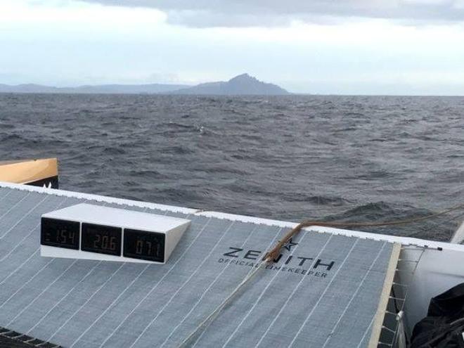 Spindrift 2 passes Cape Horn - 2015 Jules Verne Trophy © Yann Riou / Spindrift racing