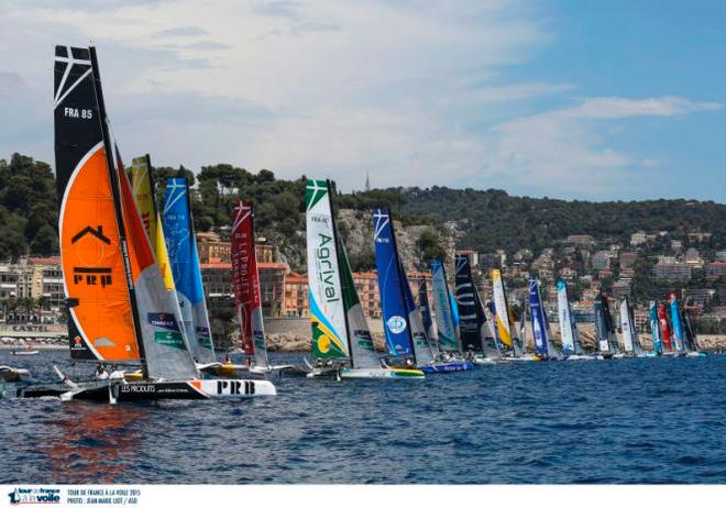 Fleet in action - 2015 Tour de France à la Voile © Jean-Marie Liot / ASO