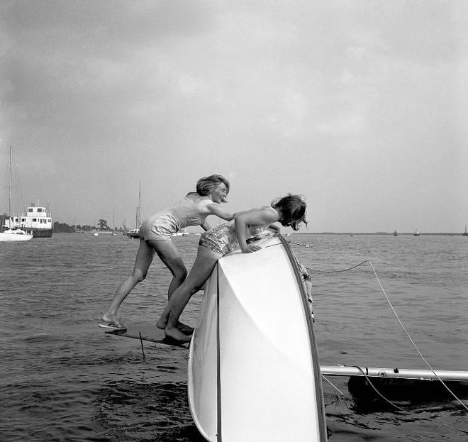 circa 1965 - The ubiquitous Mirror dinghy celebrating its 50th anniversary this year © PPL Media http://www.pplmedia.com