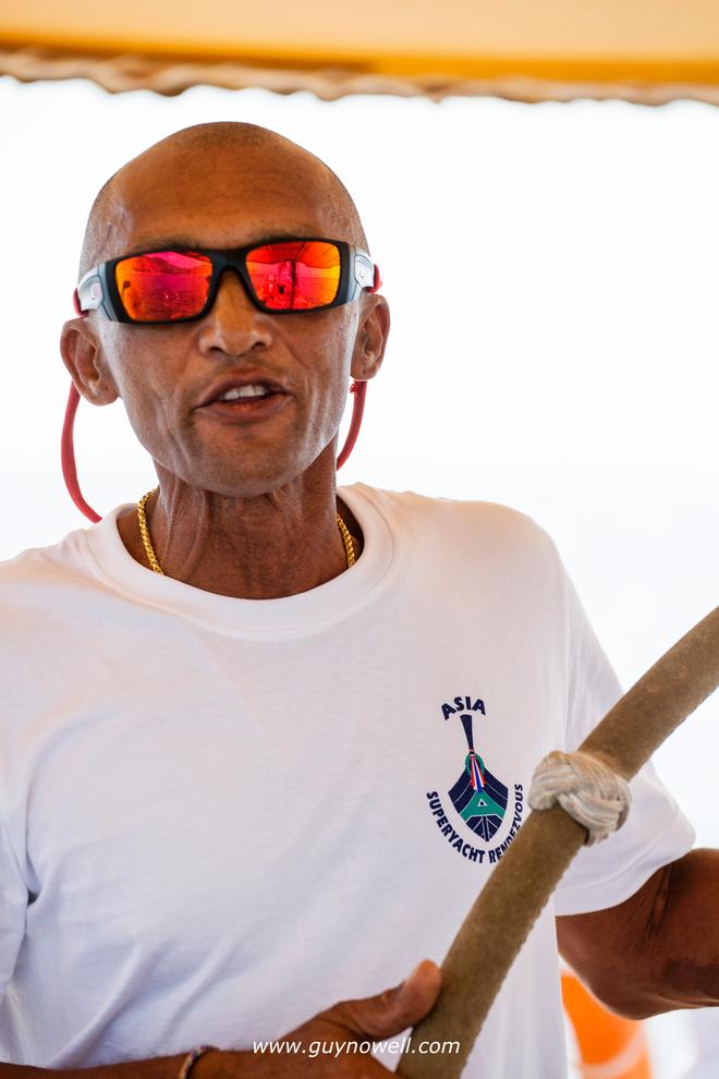Capt Michele, L'Aventure. Asia Superyacht Rendezvous 2015. © Guy Nowell http://www.guynowell.com