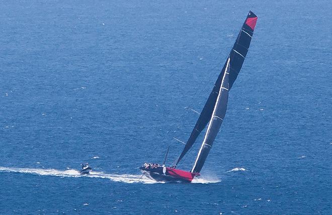 Comanche going 'multihull', as skipper Ken Read describes it. © Crosbie Lorimer http://www.crosbielorimer.com