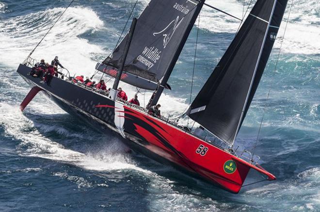 Race Start Comanche, Sail n: 12358, Bow n: 58, Design: Verdier Yacht Design and Vplp, Owner: Jim Clark and Kristy Hinze-Clark, Skipper: Ken Read © Rolex Sydney Hobart