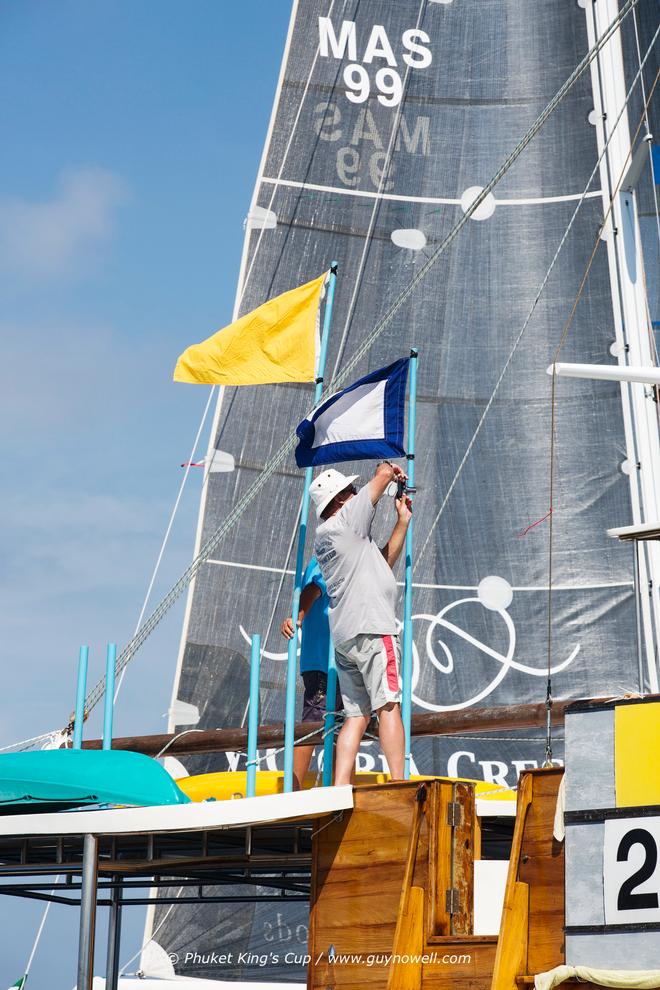 Start Boat Marie G. Phuket King's Cup 2015. © Guy Nowell / Phuket King's Cup