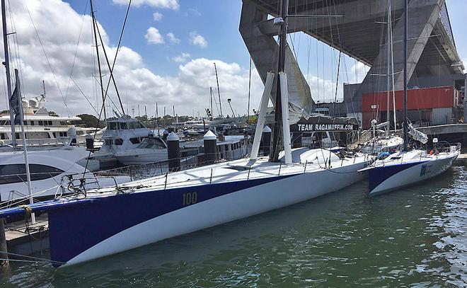 Not many craft make a TP52 look small.... Ragamuffin 100 does, however. © Sydney City Marine http:/www.sydneycitymarine.com.au