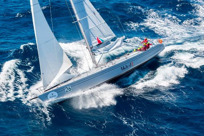 Rob Fisher&rsquo;s Helsal 3 (AUS) jumping the waves - 2015 Rolex Sydney Hobart Yacht Race &copy; Rolex / StudioBorlenghi / Stefano Gattini