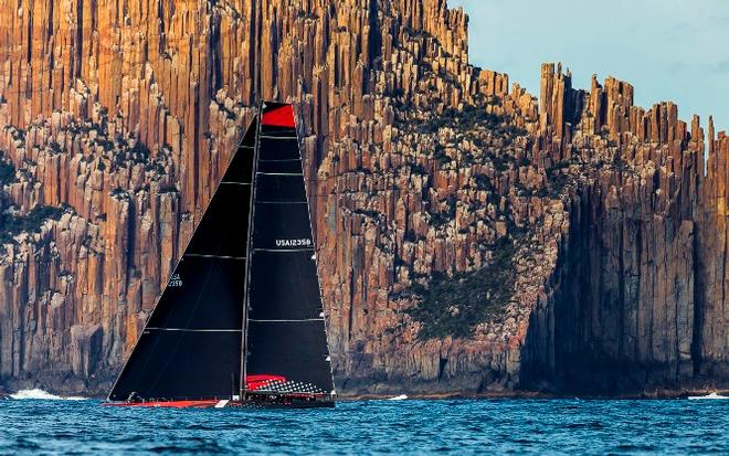 Jim Clark’s Comanche (USA) approaching Tasmania - 2015 Rolex Sydney Hobart Yacht Race © Rolex / StudioBorlenghi / Stefano Gattini
