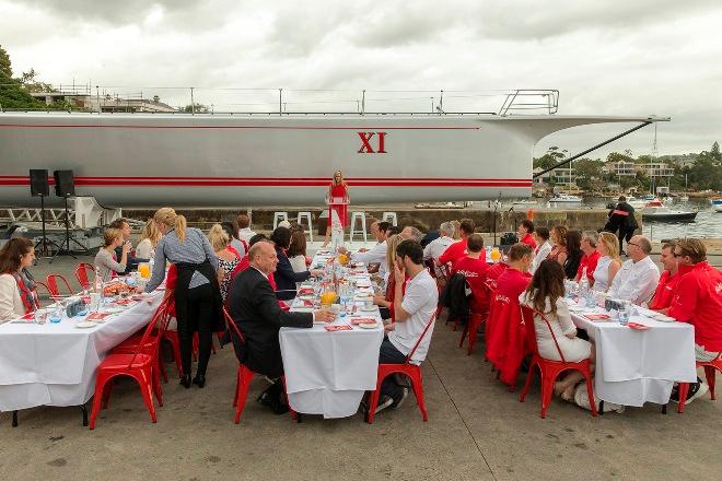 Launch of WOXI - 2015 Rolex Sydney Hobart Race &copy; Andrea Francolini