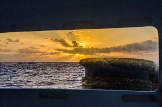 IDEC Sport Tackling a misty Indian Ocean © IDEC Sport