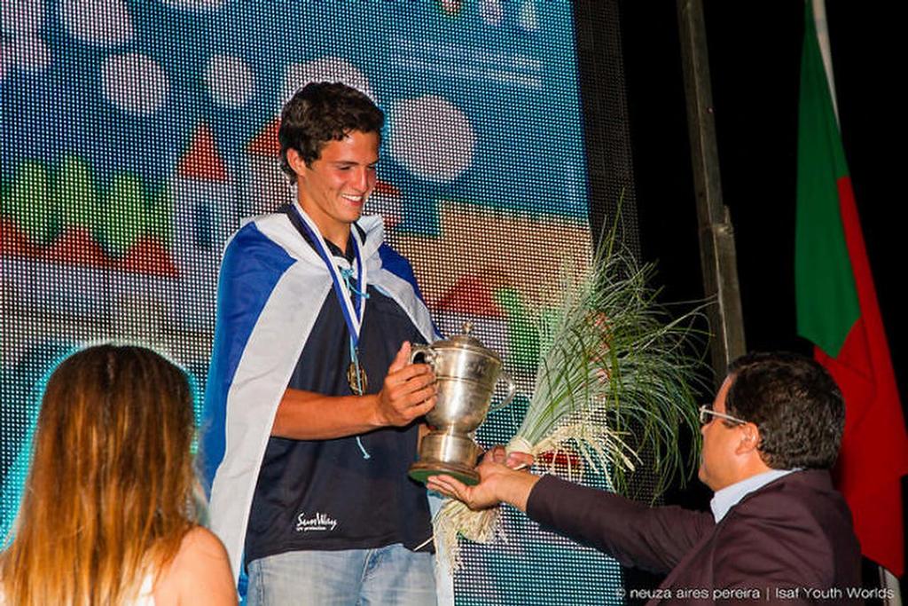 The Malaysians barred the display of an Israeli flag or paying of the national anthem -  Yael Paz (ISR) takes RS:X Boys Gold at the 2014 ISAF Youth Worlds © SW