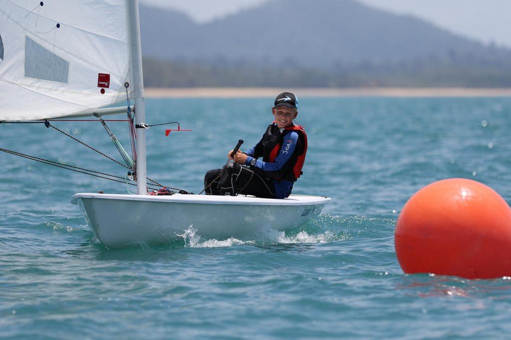 Thomas_Orr_Day 2, Scott Whitehead from the Townsville sailing club sailing a Laser 4.7. © Thomas Orr