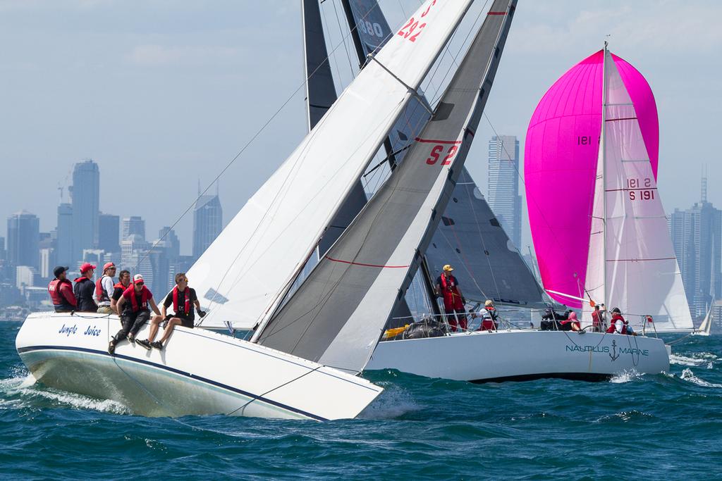 One of the ever-popular Adams10s - This one is Jungle Juice... - Club Marine Series Round Three photo copyright  Alex McKinnon Photography http://www.alexmckinnonphotography.com taken at  and featuring the  class