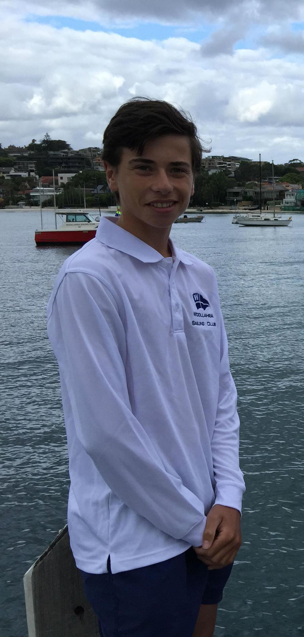 Woollahra Sailing Club young gun, John Cooley, looks forward to home comforts at the SPLASH Festival 2016 photo copyright Splash Festival Media Team taken at  and featuring the  class