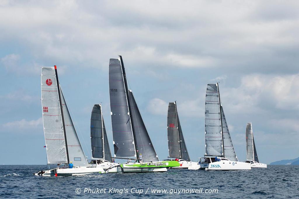 Multihull Racing class. Phuket King's Cup 2015. © Guy Nowell / Phuket King's Cup