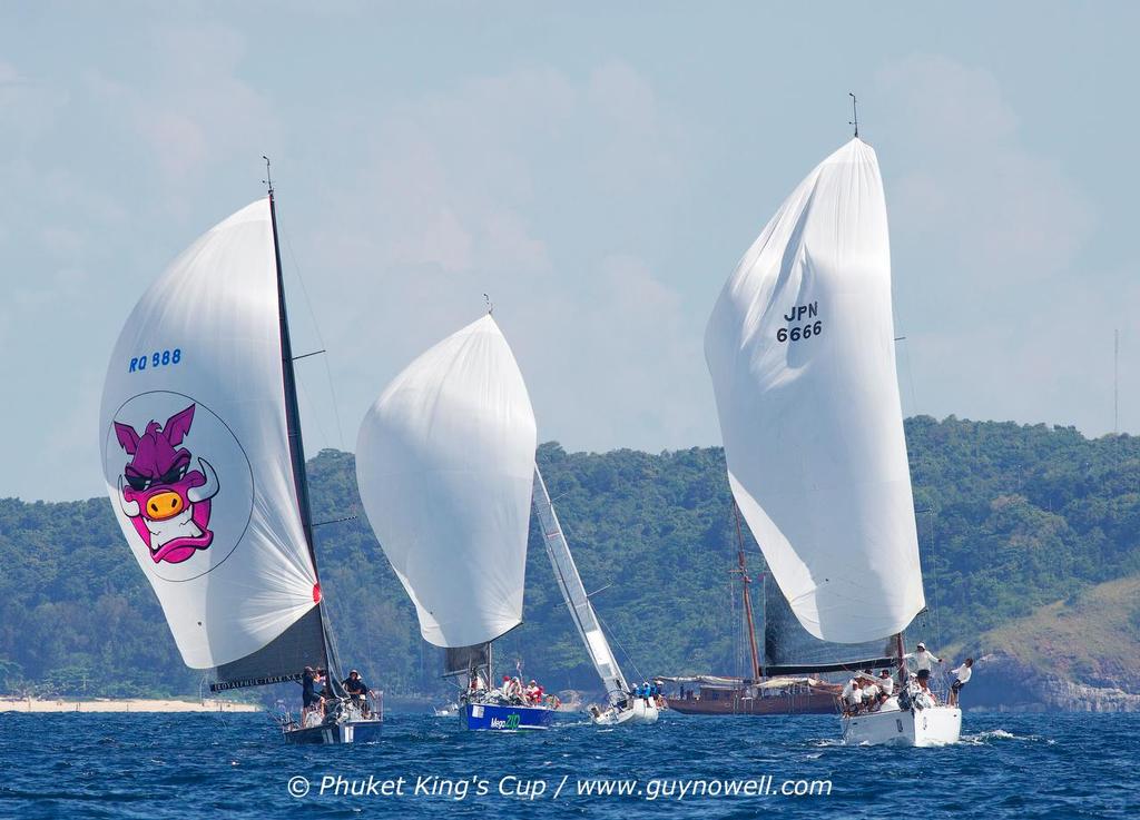 Jessandra II, MagaZip, Karasu. Phuket King's Cup 2015. © Guy Nowell / Phuket King's Cup