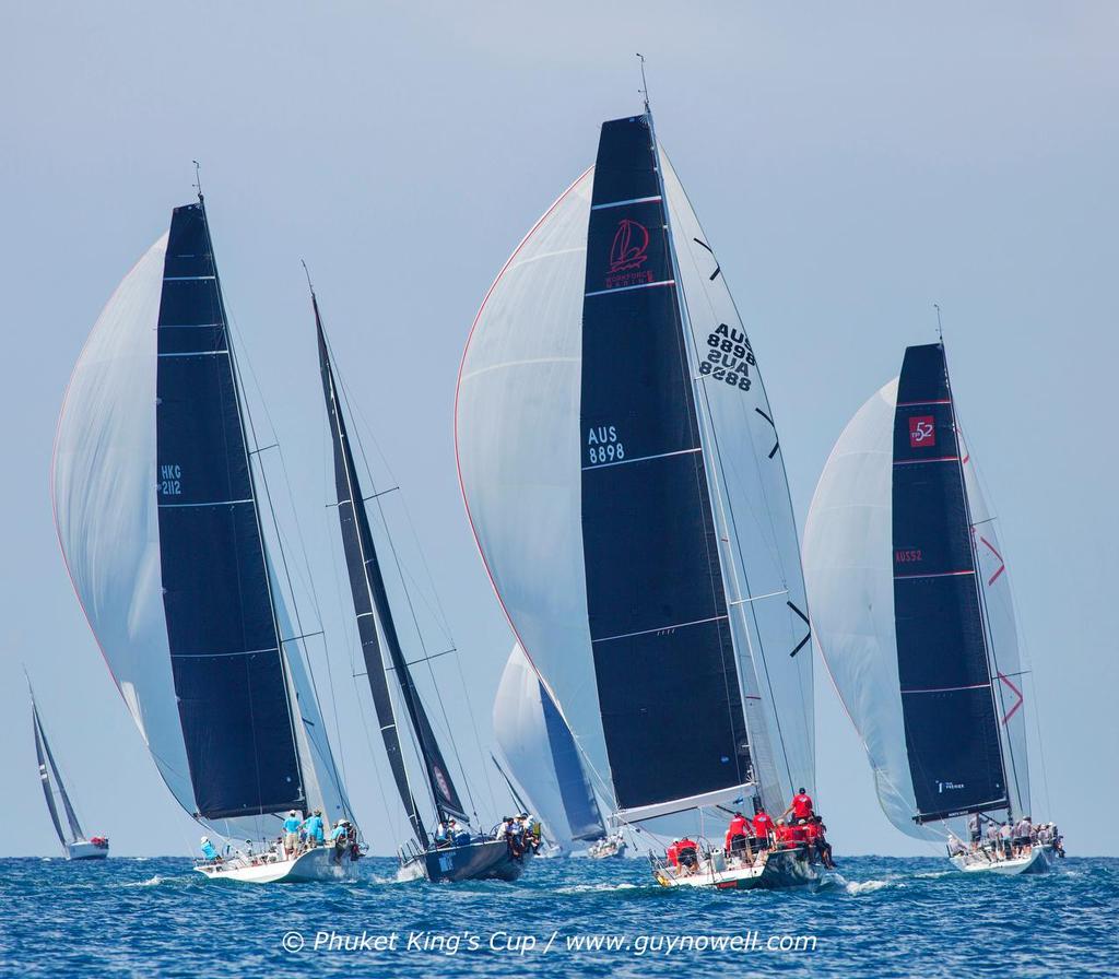 IRC 0 downwind, IRC 1 upwind. Phuket King's Cup 2015. © Guy Nowell / Phuket King's Cup