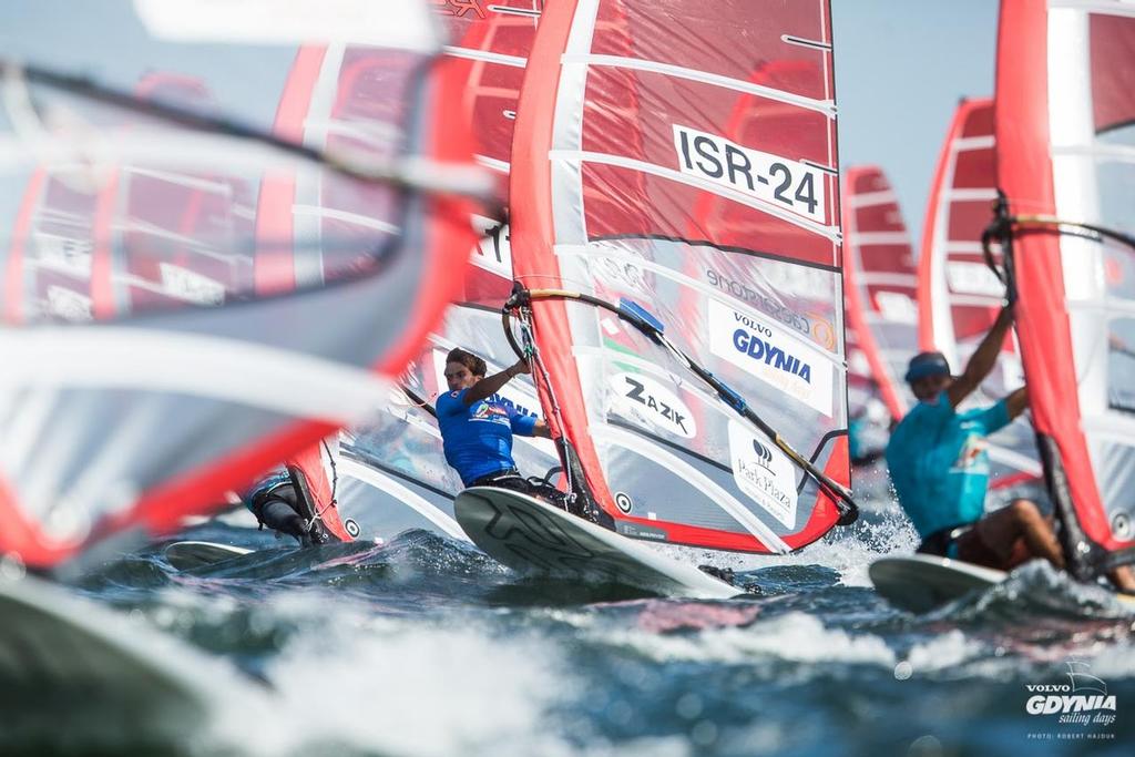 2015 World U-19 RS:X Champion Yoav Omer competing in the  - RS:X Class Youth World Championships, Gdynia, Poland in July 2015 © RS:X class.com http://www.rsxclass.com