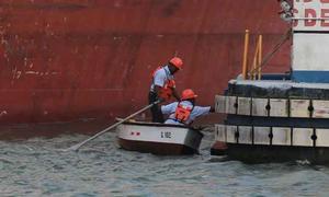 Line handling row boat photo copyright Annika Fredriksson taken at  and featuring the  class