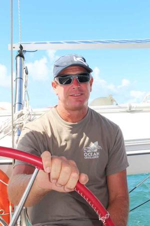 Thommo at the helm photo copyright Annika Fredriksson taken at  and featuring the  class