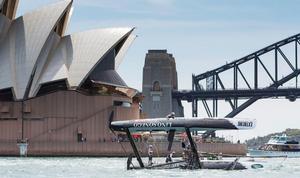 Fleet in action - 2015 Extreme Sailing Series photo copyright Lloyd Images taken at  and featuring the  class