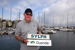 Tony Cable with Sylph and Duende skite plates - his first and last races photo copyright Andrea Francolini taken at  and featuring the  class