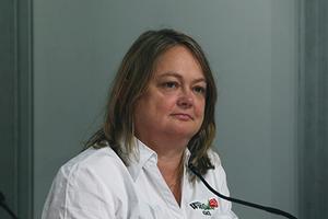Wild Rose's Jenifer Wells made a valid point photo copyright Steve Christo taken at  and featuring the  class