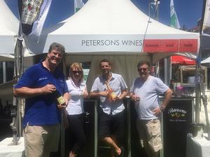 Wine tasting in full swing at the Sydney Race Village today photo copyright CYCA Staff taken at  and featuring the  class