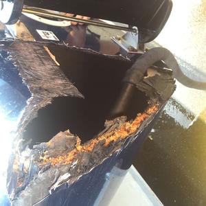 Act 8 Sydney - Day 1 - Local team 33 South Racing suffered major damage to their Extreme 40 on the opening day on Sydney Harbour - 2015 Extreme Sailing Series photo copyright 33 South Racing taken at  and featuring the  class