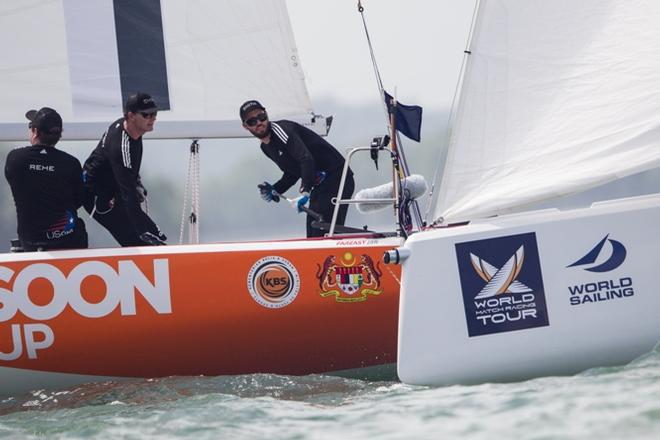 Taylor Canfield of US One is on fire and have gone unbeaten in the Qualifying with an 8-0 scoreline - World Match Racing Tour &copy;  Robert Hajduk / WMRT
