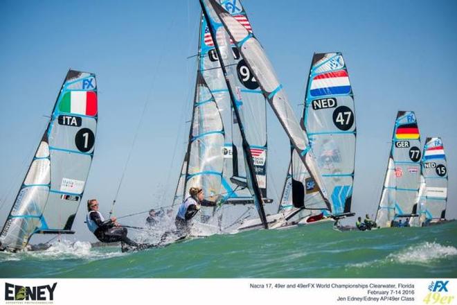Race day five - 49er and 49erFX World Championships &copy; Jen Edney / EdneyAP