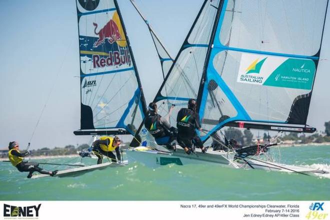 Race day five - 49er and 49erFX World Championships &copy; Jen Edney / EdneyAP