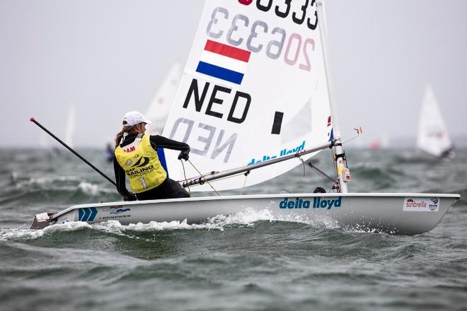 Fleet in action - 2016 ISAF Sailing World Cup Miami &copy; Richard Langdon /Ocean Images http://www.oceanimages.co.uk