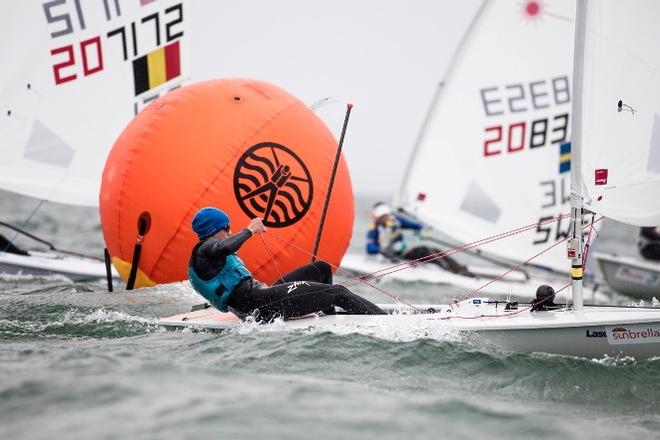 Fleet in action - 2016 ISAF Sailing World Cup Miami &copy; Richard Langdon /Ocean Images http://www.oceanimages.co.uk
