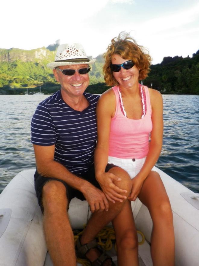 George Juri and Grit Chiu, recipients of CCA’s 2015 Rod Stephens Trophy © Cruising Club of America http://www.cruisingclub.org