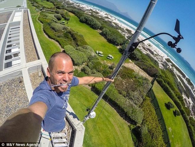 Mr Crathern's mother Sandra has now flown out to South Africa to bed by his bedside. She posted on Facebook that she was 'praying Lewis comes out of his induced coma soon' © M&Y News Agency