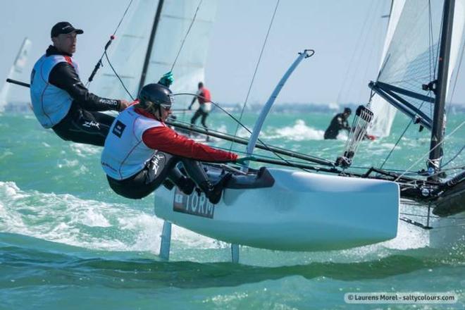 Day 5 - 2016 Nacra 17, 49er and 49erFX World Championships in Clearwater, Florida &copy; Laurens Morel