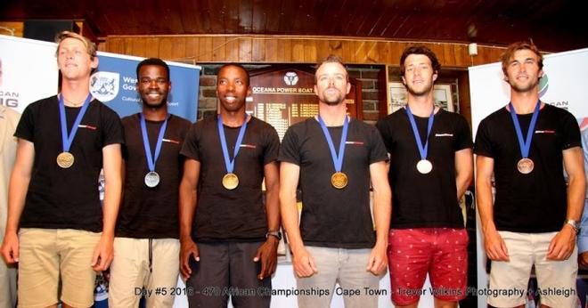 Gold, silver and bronze medallists © Trevor Wilkins