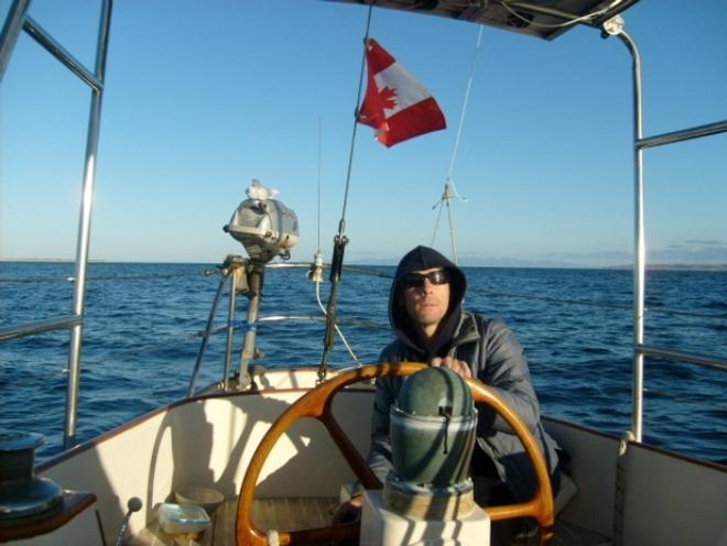 Valois called his boat home and lost most of his possessions when it sank © Éric Valois